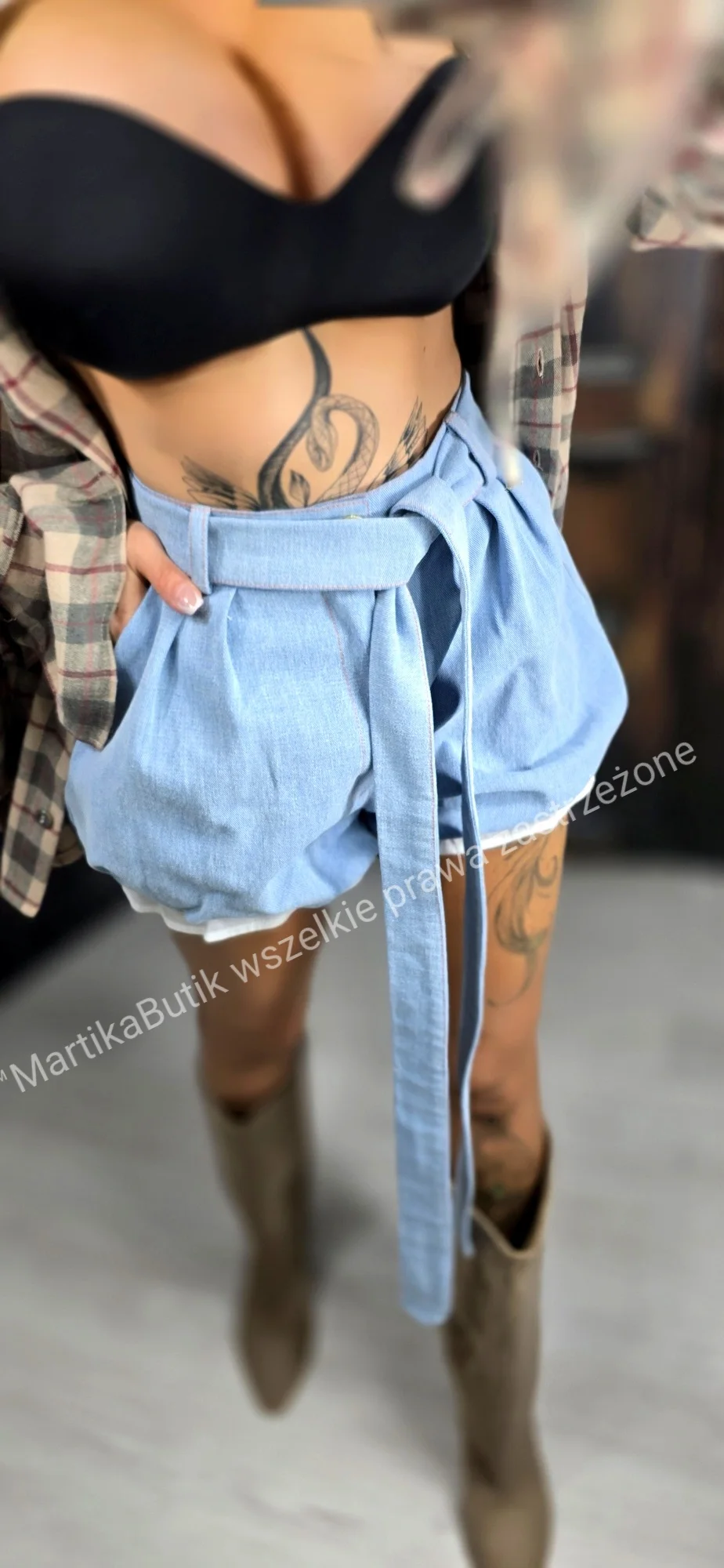 Szorty jeans jasne M.TISSU