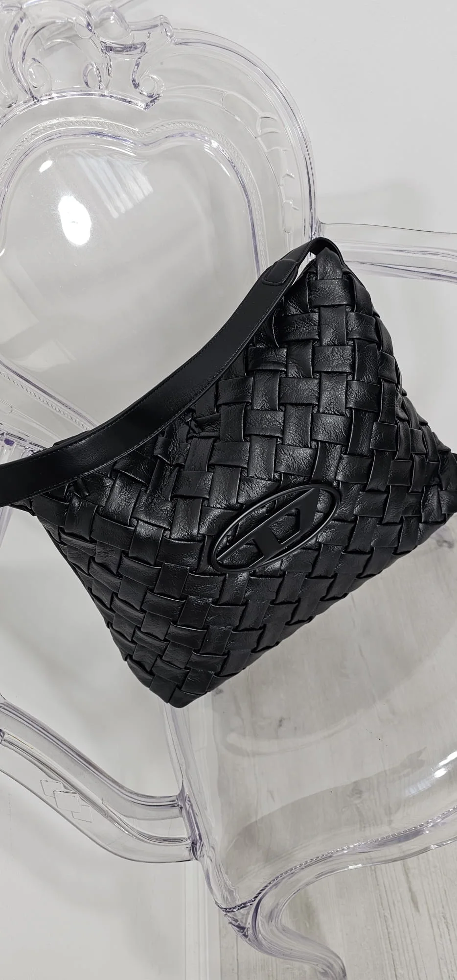 Torba typu shopper pleciona