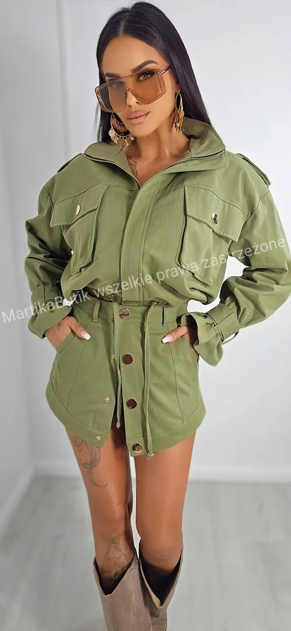 Komplet Military Style oliwka
