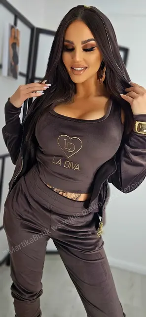 Dres 3 części  czekolada La Diva