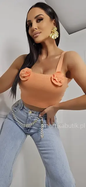 Dzwony modelujące jasny jeans LA MILLA