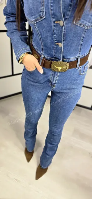 Kombinezon jeansowy SQUALO blue