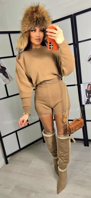 Komplet PLUSH camel M.TISSU