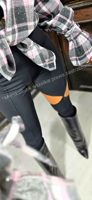 Koszula dzwonek diamenciki szaro- różowa La Milla