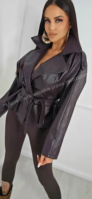 Legginsy NOVA czekoladowe