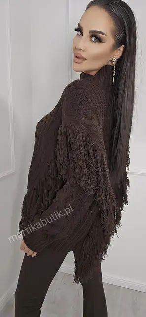 Sweter Boho czekolada La Milla